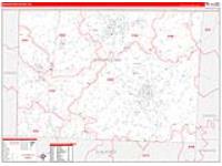 Rockingham, Nc Carrier Route Wall Map
