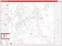 Rockwall, Tx Carrier Route Wall Map