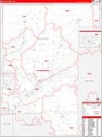 Rogers, Ok Carrier Route Wall Map