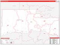 Roosevelt, Mt Carrier Route Wall Map