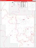 Roosevelt, Nm Carrier Route Wall Map