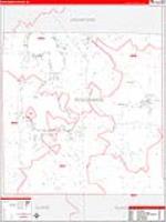 Roscommon, Mi Carrier Route Wall Map