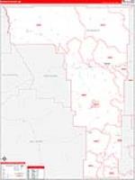 Rosebud, Mt Carrier Route Wall Map