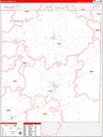 Runnels, Tx Carrier Route Wall Map