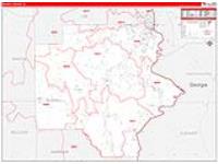 Russell, Al Carrier Route Wall Map