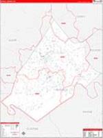Russell, Ky Carrier Route Wall Map