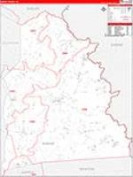 Sabine, Tx Carrier Route Wall Map