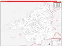Salem, Va Carrier Route Wall Map