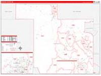 Sandoval, Nm Carrier Route Wall Map