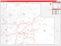 Sawyer, Wi Carrier Route Wall Map