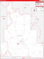 Schley, Ga Carrier Route Wall Map