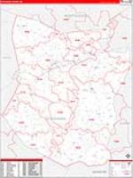 Schoharie, Ny Carrier Route Wall Map
