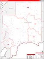Schoolcraft, Mi Carrier Route Wall Map