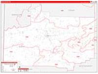 Scott, Ar Carrier Route Wall Map