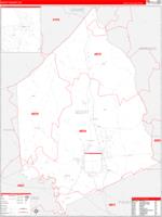 Scott County, KY Zip Code Wall Map Basic Style by MarketMAPS - MapSales
