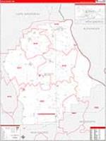 Scott, Mo Carrier Route Wall Map