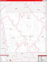 Scott, Ms Carrier Route Wall Map
