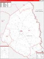 Screven, Ga Carrier Route Wall Map