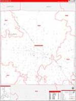Scurry, Tx Carrier Route Wall Map