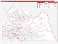 Seminole, Fl Carrier Route Wall Map