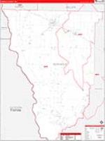 Seminole, Ga Carrier Route Wall Map