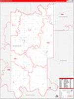 Seminole, Ok Carrier Route Wall Map