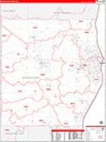 Sheboygan, Wi Carrier Route Wall Map
