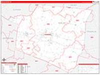 Shelby, Ky Carrier Route Wall Map