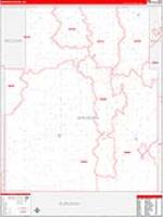 Sheridan, Nd Carrier Route Wall Map