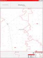 Sherman, Tx Carrier Route Wall Map