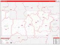 Sibley, Mn Carrier Route Wall Map