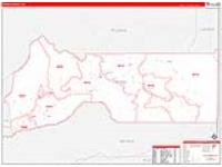 Sierra, Ca Carrier Route Wall Map