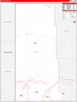 Sioux, Ne Carrier Route Wall Map