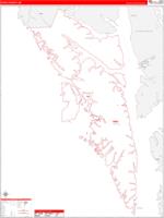 Sitka Borough (), Ak Carrier Route Wall Map