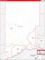 Skamania, Wa Carrier Route Wall Map