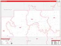 Slope, Nd Carrier Route Wall Map