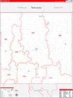Smith, Ks Carrier Route Wall Map