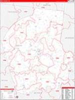 Smith, Tn Carrier Route Wall Map