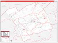 Smyth, Va Carrier Route Wall Map