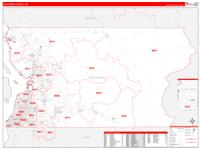 Snohomish County Wa Zip Code Wall Map Basic Style By Marketmaps Snohomish County Zip Code Map