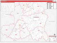 Stanly, Nc Carrier Route Wall Map