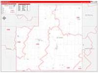 Stark, Il Carrier Route Wall Map