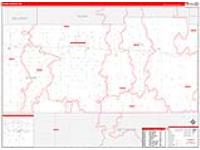 Stark, Nd Carrier Route Wall Map