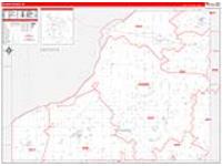 Starke, In Carrier Route Wall Map