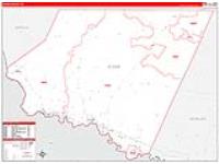 Starr, Tx Carrier Route Wall Map