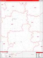 Steele, Nd Carrier Route Wall Map