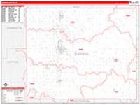 Stephens, Ok Carrier Route Wall Map