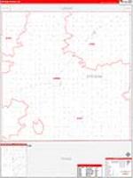 Stevens, Ks Carrier Route Wall Map