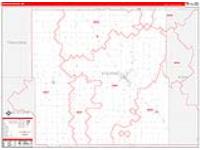 Stevens, Mn Carrier Route Wall Map