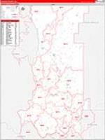 Stevens, Wa Carrier Route Wall Map